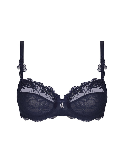 Soir de Venise Blue Half Cup Bra