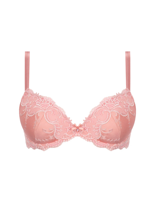 Splendeur Soie Pink Contour Plunge Bra
