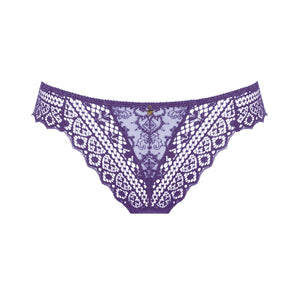 Cassiopee Dark Purple Thong