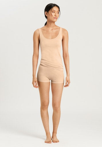 Hanro Cotton Seamless Sleeveless Vest