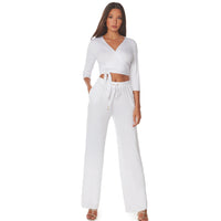 Ceylan Gasilia White Trousers