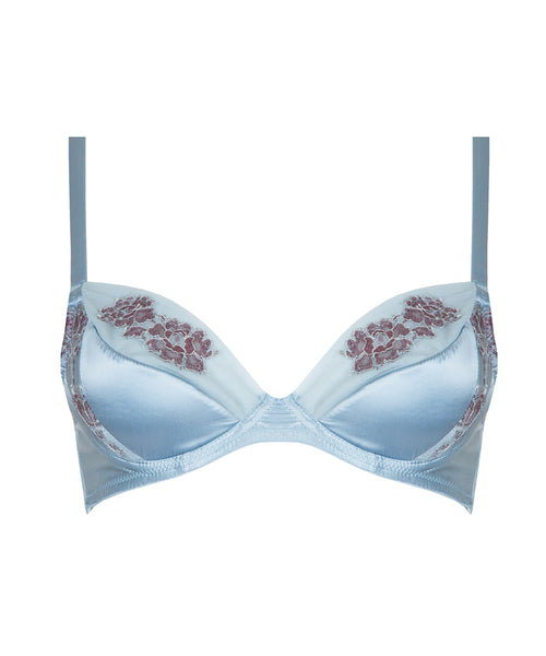 Veronique Blue Haze Balcony Bra