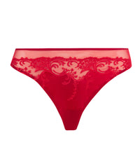 Splendeur Soie Rouge Thong