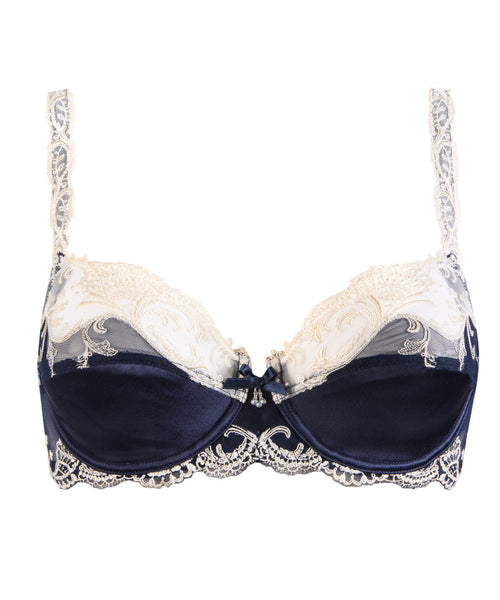 Splendeur Soie Navy Full Cup Bra