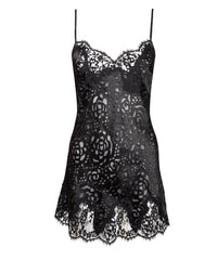 Dressing Floral Black Babydoll