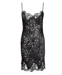 Dressing Floral Black Chemise