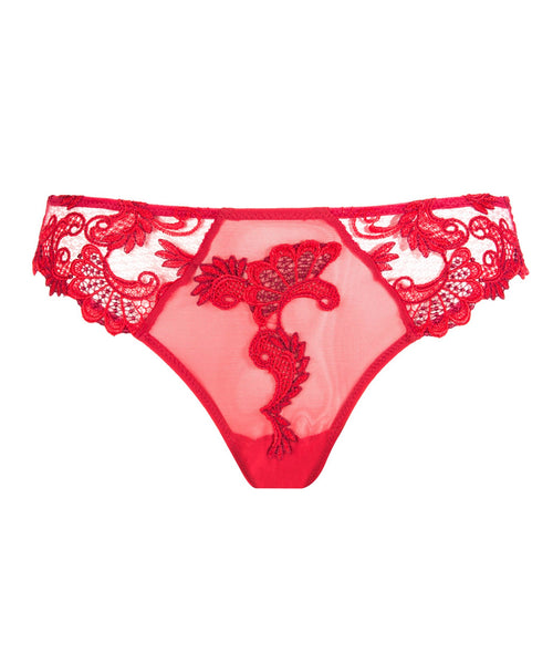 Dressing Floral Solaire Red Italian Brief