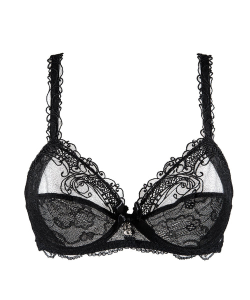 Soir De Venise Black Full Cup Bra