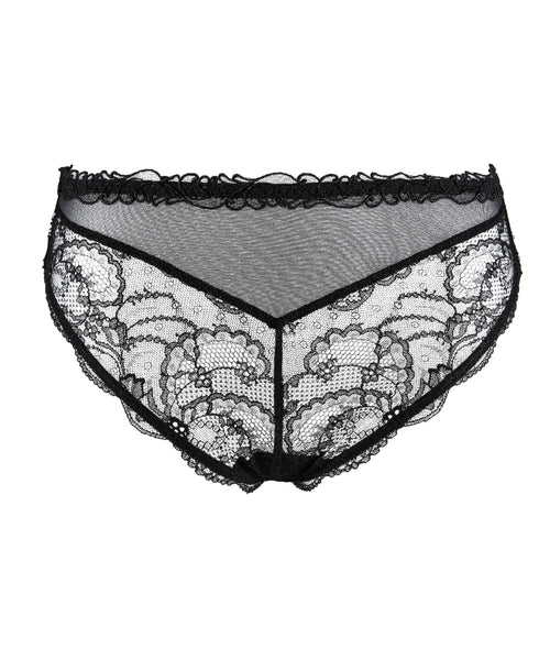 Soir De Venise Black High Waist Brief