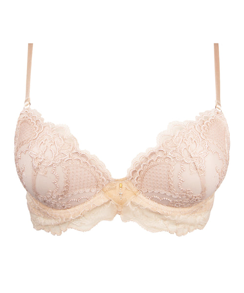 Sublime en Dentelle Nude Contour Plunge Bra