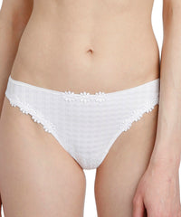 Avero White Thong