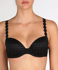 Avero Black Round Bra