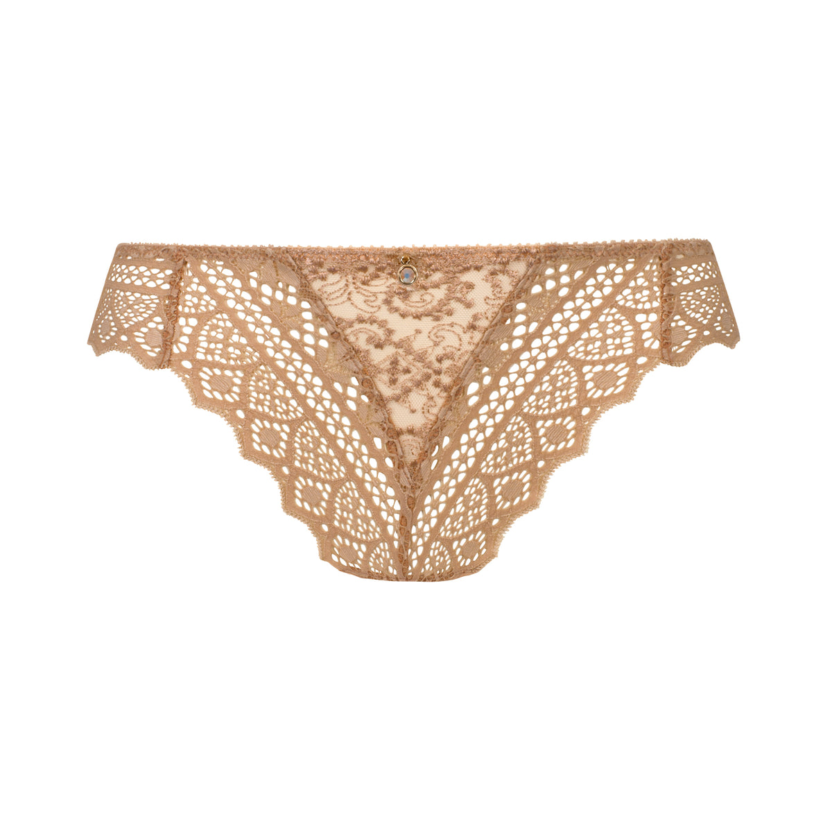 Cassiopee Gold Thong