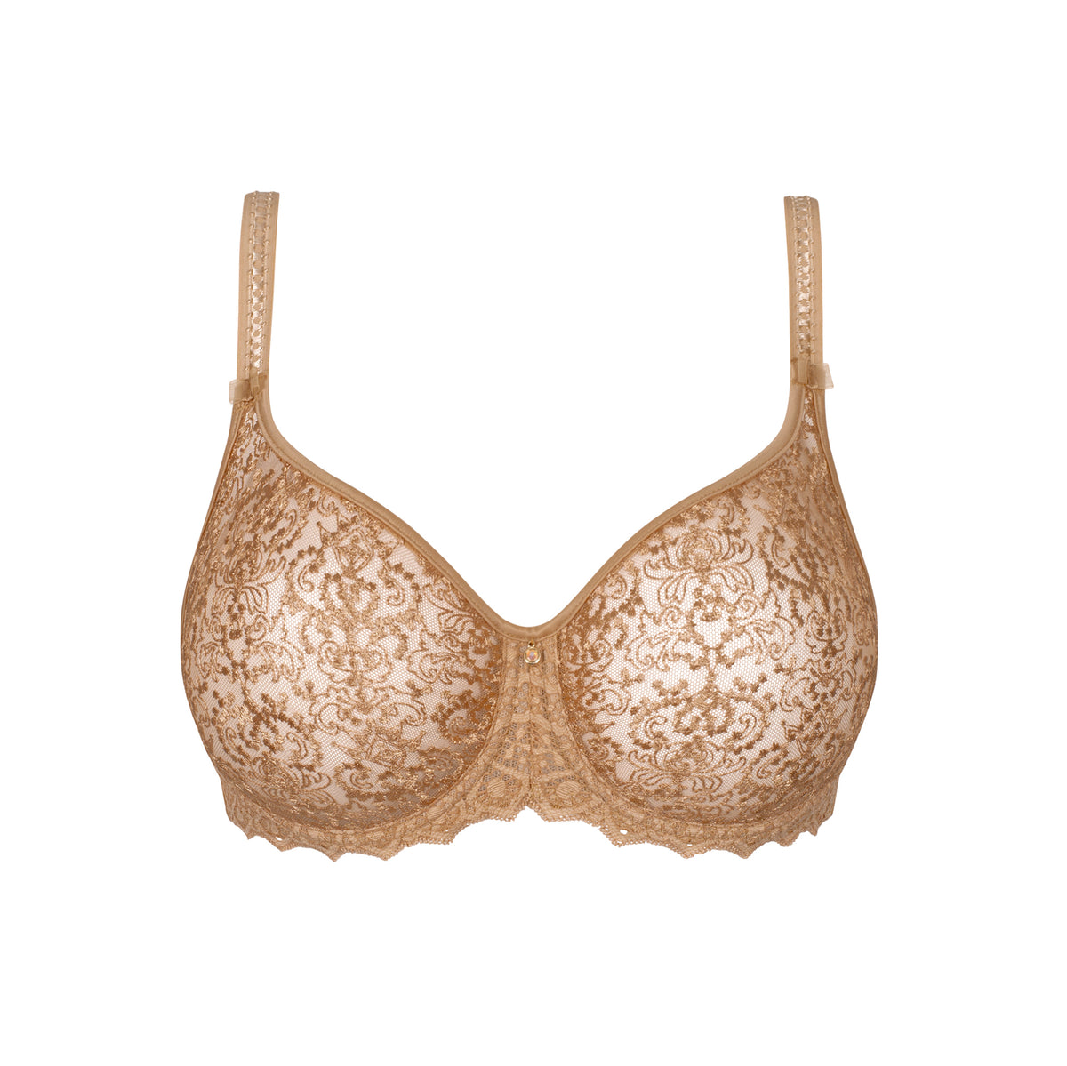 Cassiopee Gold Seamless Bra
