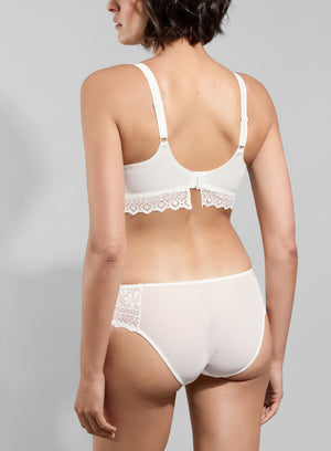 Cassiopee White Seamless Plunge Bra