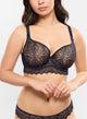 Cassiopee Starlight Seamless Plunge Bra Navy