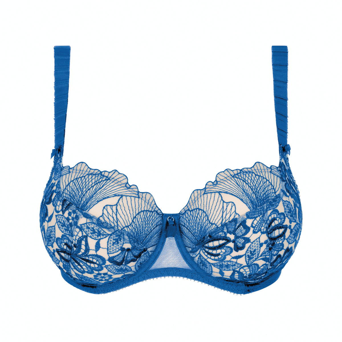Agathe Bleu Lazuli Low Neck Bra
