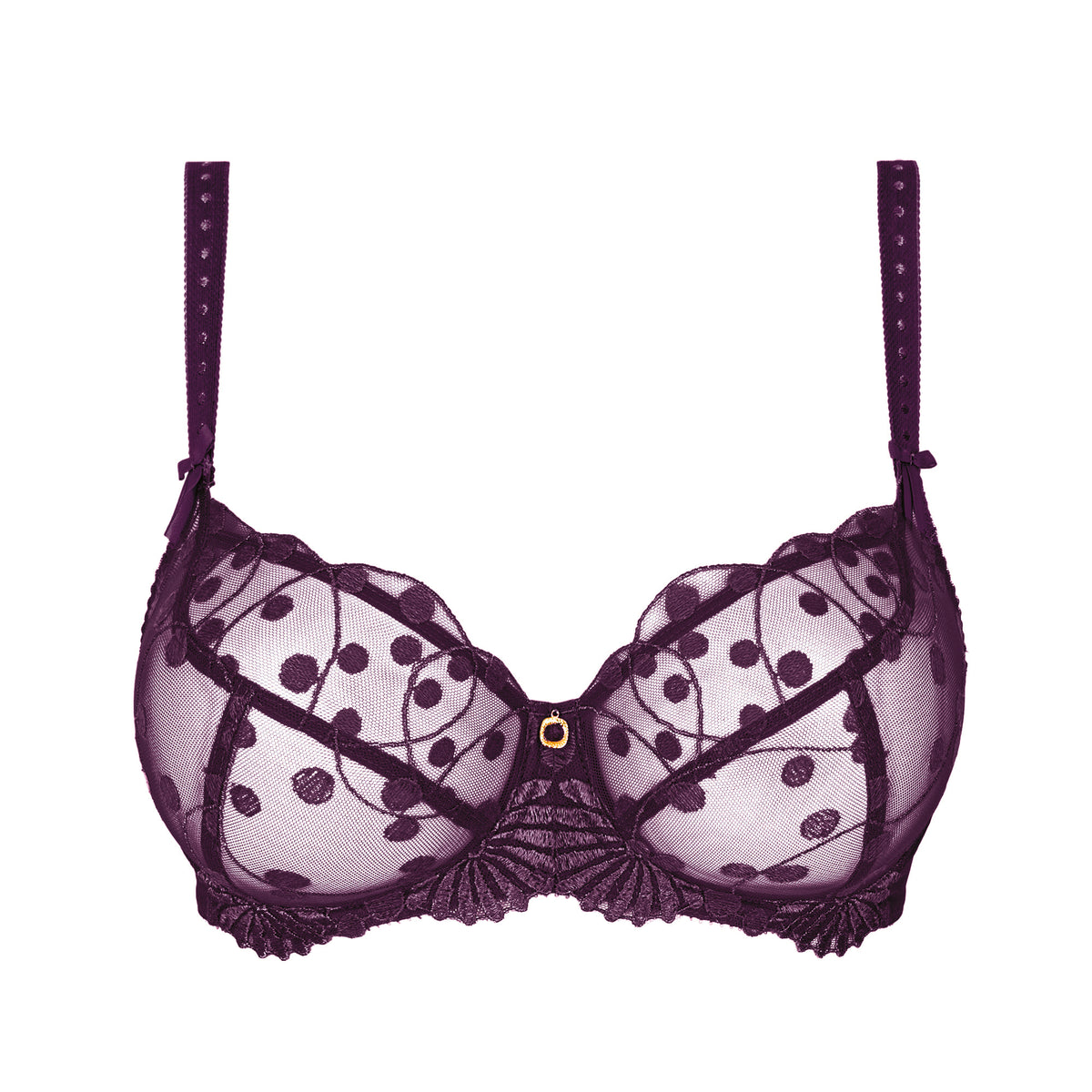 Tess Amethyst Low Necked Bra