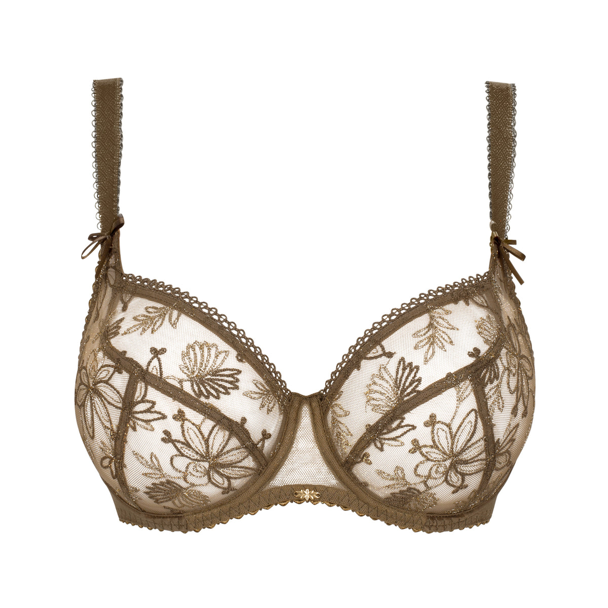 Alix Bronze Low Necked Bra