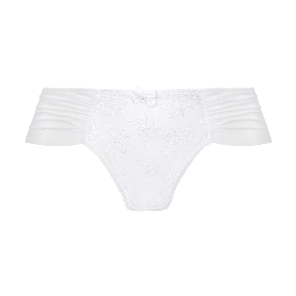 Charlotte White Thong