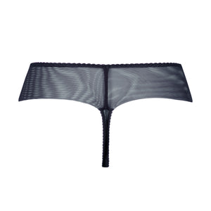 Charlotte Anthracite Thong