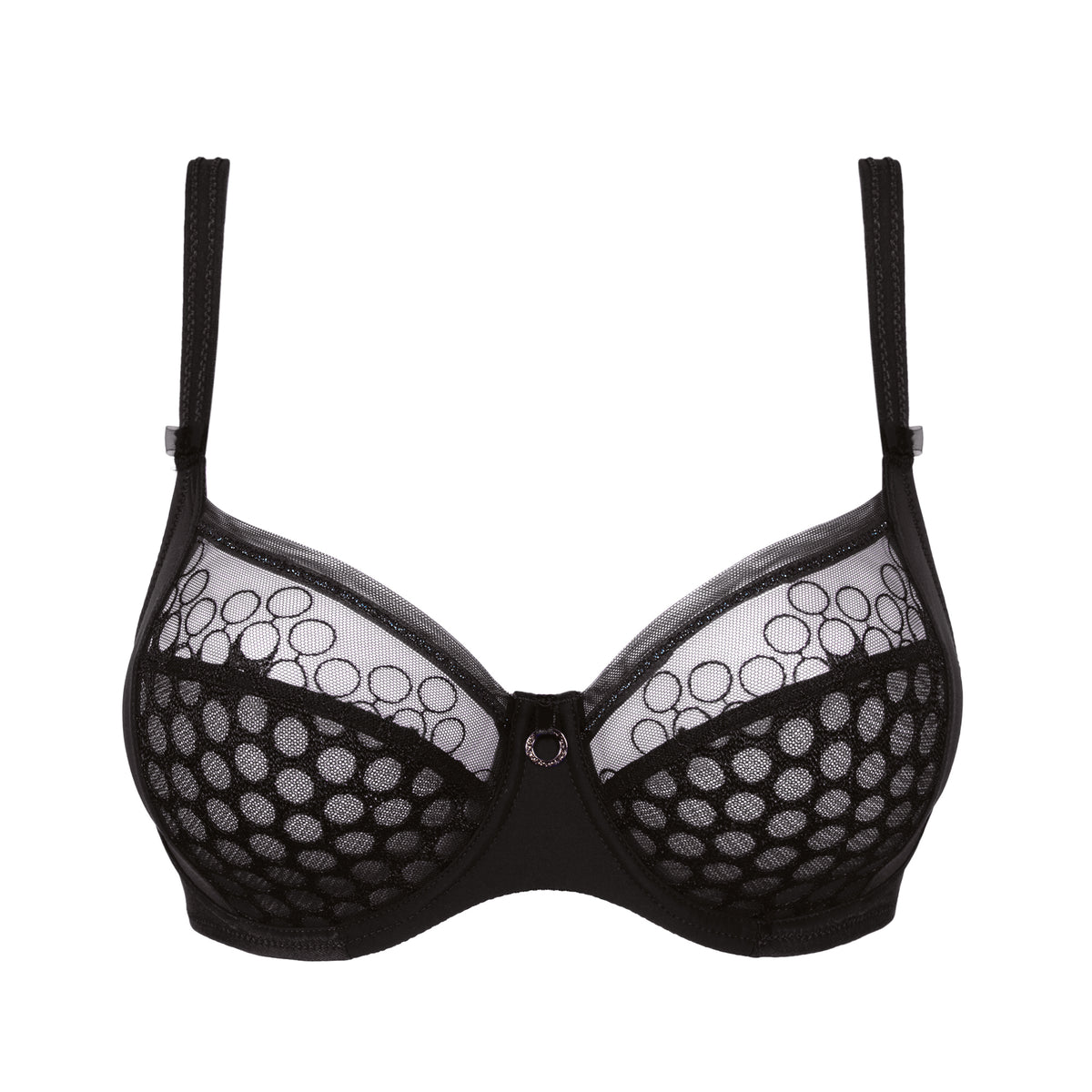 Infinity Black Full Cup Bra