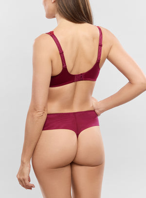 Clea Grenat Thong