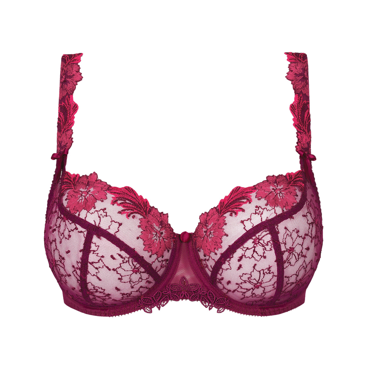 Clea Grenat Low Necked Bra