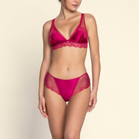 Splendeur Soie Carmin Short