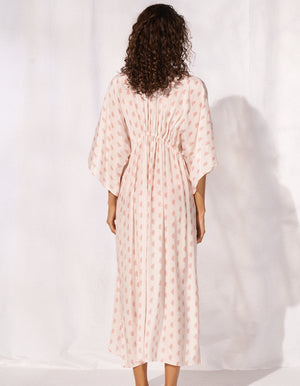 Swim Sparkle Buttoned Dress Sunset Glow