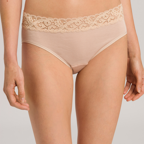 Moments Hipster Brief Nude Cotton Lace