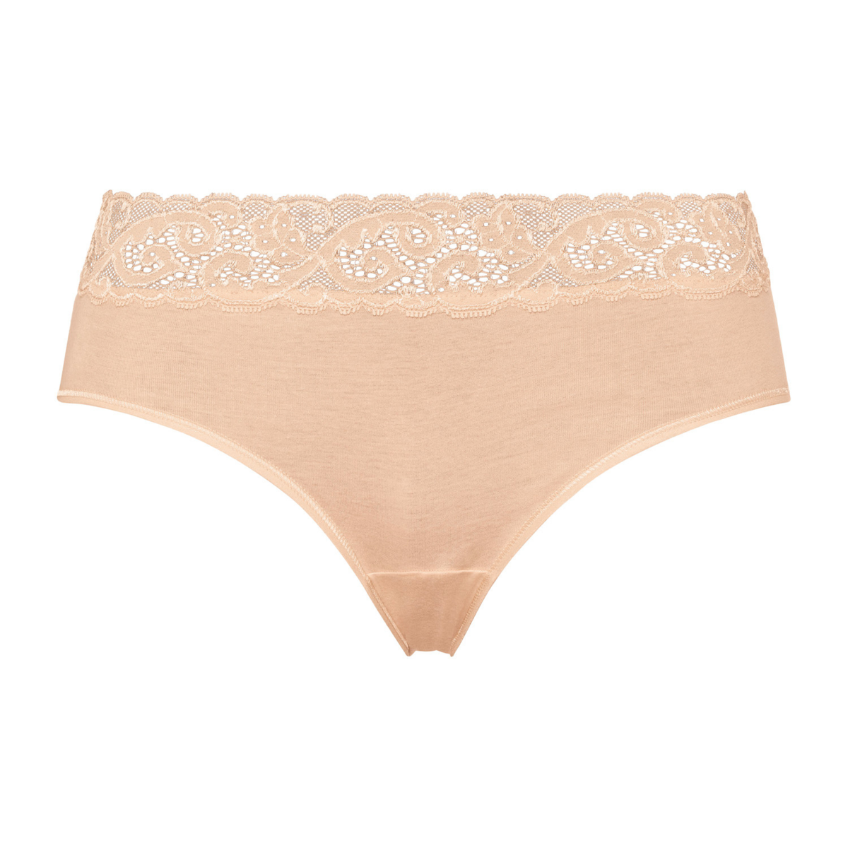 Moments Hipster Brief Nude Cotton Lace
