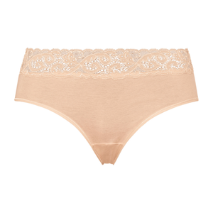 Moments Hipster Brief Nude Cotton Lace