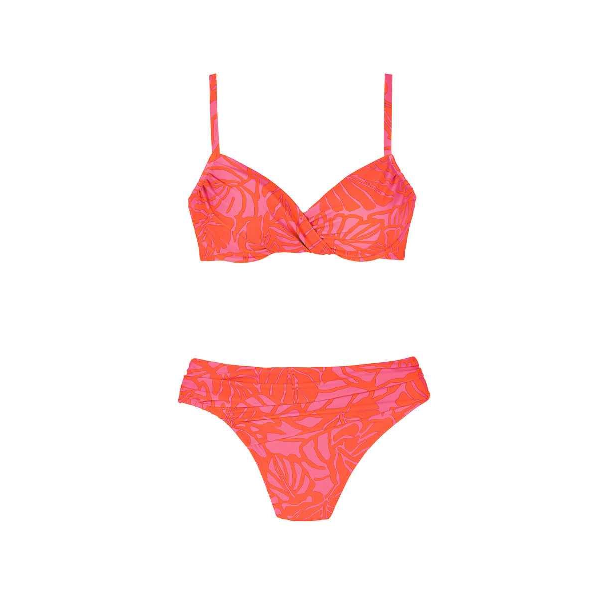 Palma Duna Pink & Orange Underwired Bikini