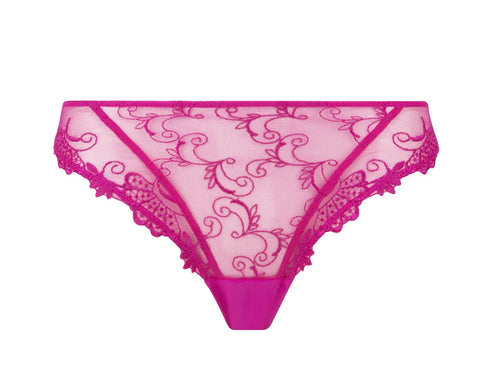 Dressing Floral Magenta Brief