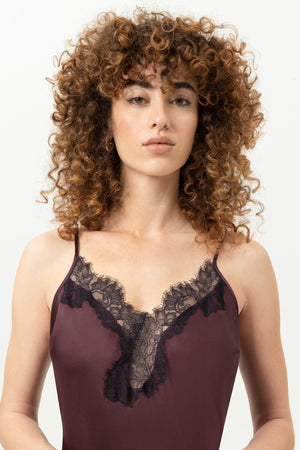 Hot Maroon Camisole & Shorts Set