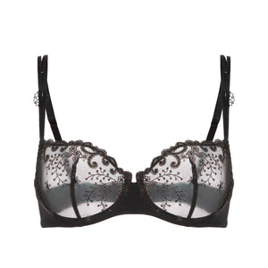 Delice Noir Gem Half Cup Bra