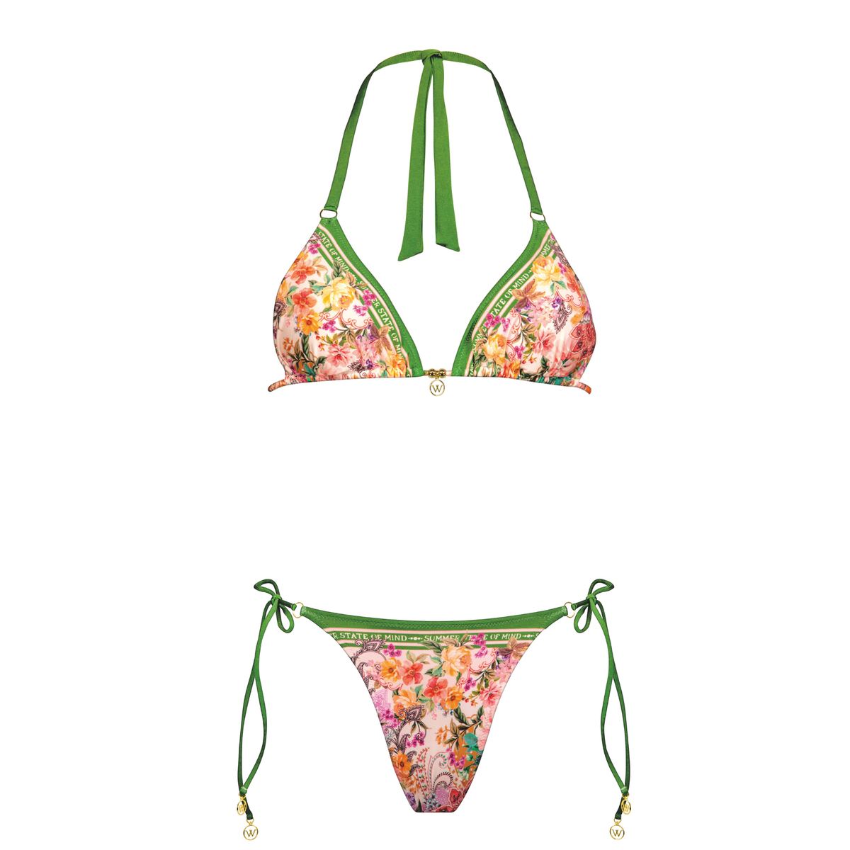 Pretty Boho Triangle Bikini