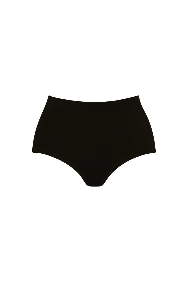 Claire Black High Waist Brief