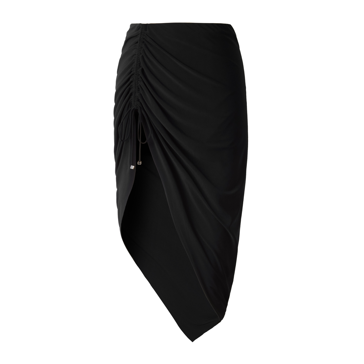 Black Ruched Skirt