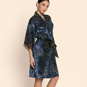 Eclat Joaillerie Mid Length Negligee Gown