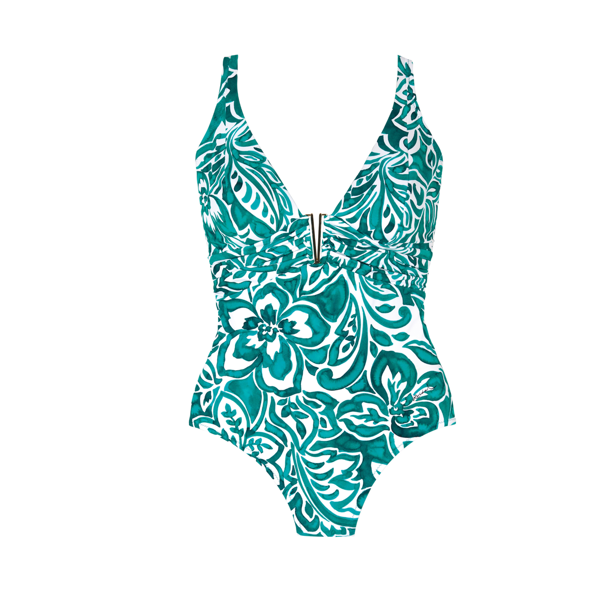 Lidiana Dilac Turquoise V Detail Swimsuit