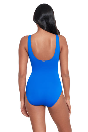 Beach Club Ring Front Royal Blue Underwired Swimsuit