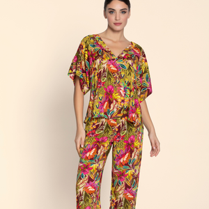 Danse Des Fleurs Pyjama Pants & Tunic Top