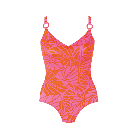 Palma Pink & Orange Underwired Swimsuit