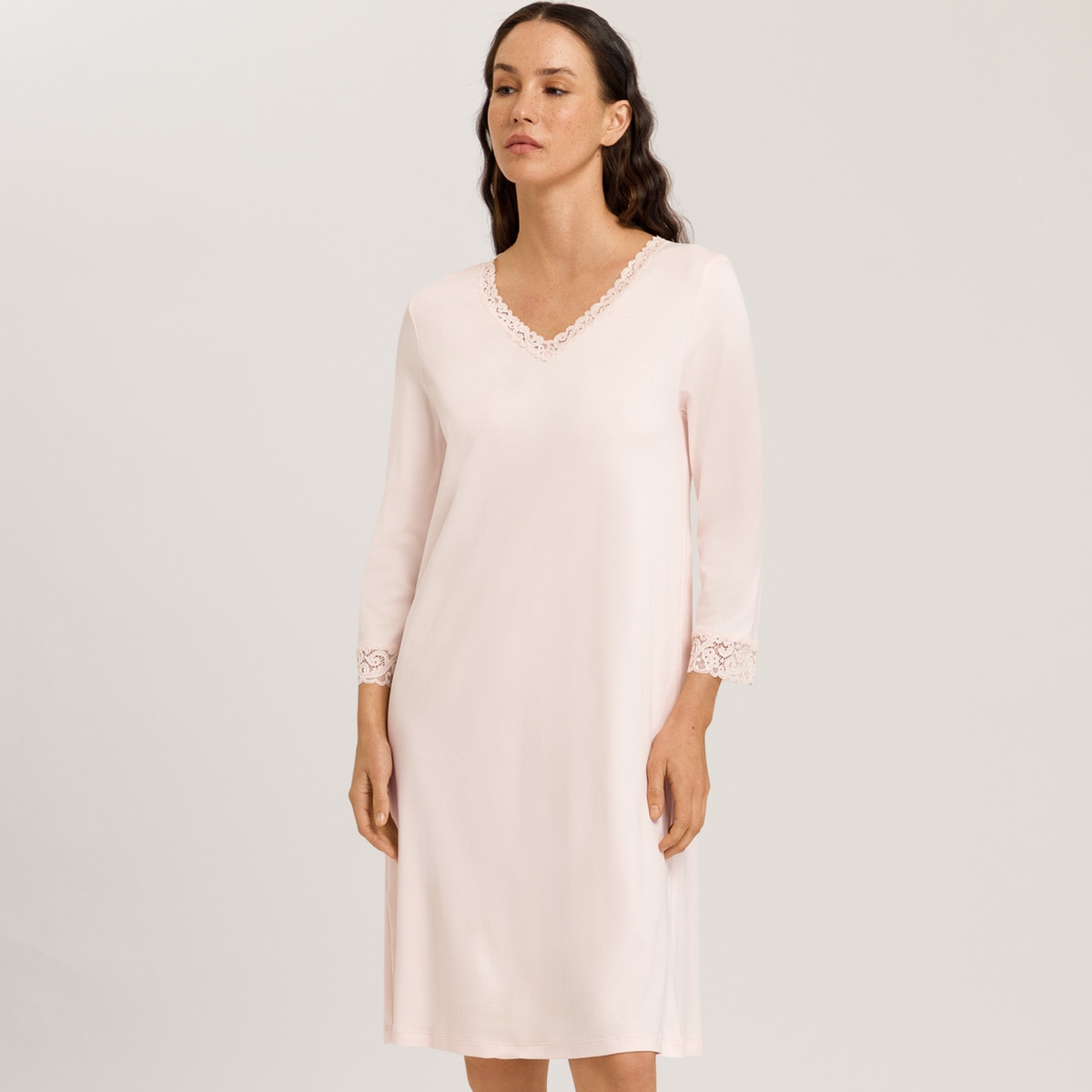 Moments Cotton 3/4 Sleeve Crystal Pink Nightdress 100cm