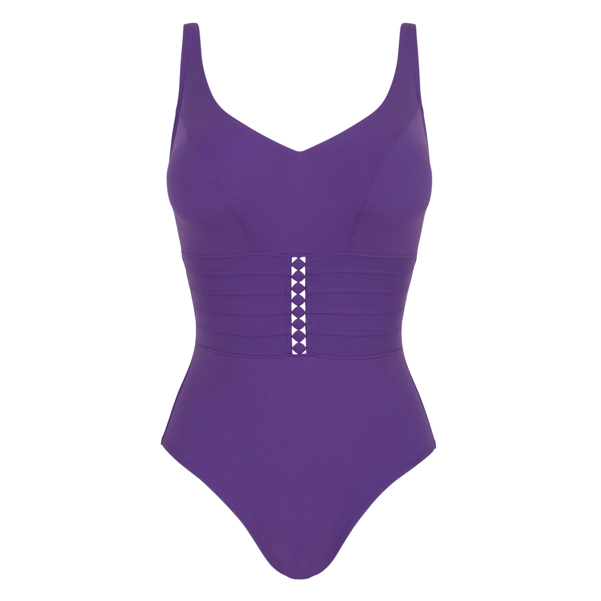 Mood Ultraviolet V Neck Swimsuit