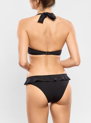 Glam Black Underwired Halterneck Bikini