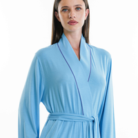 Pale Blue and Navy Robe