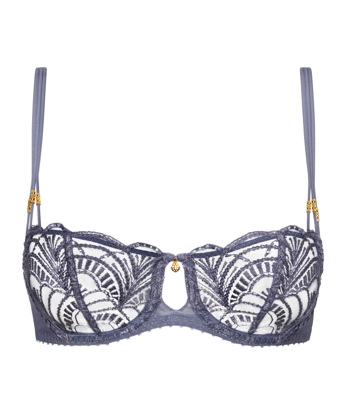 Vibes Denim Half Cup Bra